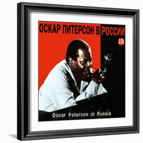 Oscar Peterson In Russia-null-Framed Art Print