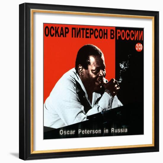 Oscar Peterson In Russia-null-Framed Art Print