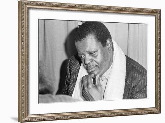 Oscar Peterson, Ronnie Scotts, Soho, London, 1973-Brian O'Connor-Framed Photographic Print