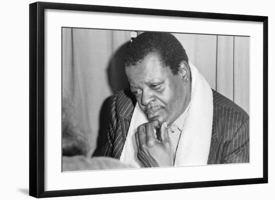 Oscar Peterson, Ronnie Scotts, Soho, London, 1973-Brian O'Connor-Framed Photographic Print