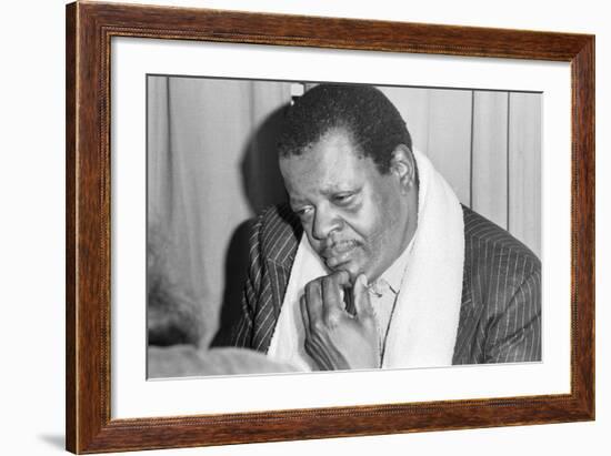 Oscar Peterson, Ronnie Scotts, Soho, London, 1973-Brian O'Connor-Framed Photographic Print