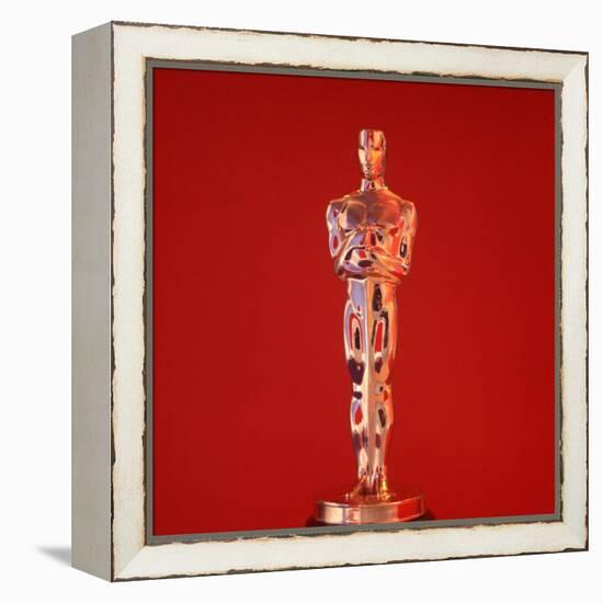 Oscar Statuette at Academy Awards Theater, Hollywood-Bill Eppridge-Framed Premier Image Canvas