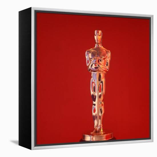 Oscar Statuette at Academy Awards Theater, Hollywood-Bill Eppridge-Framed Premier Image Canvas