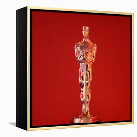 Oscar Statuette at Academy Awards Theater, Hollywood-Bill Eppridge-Framed Premier Image Canvas