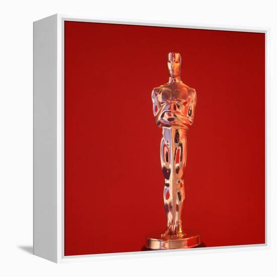 Oscar Statuette at Academy Awards Theater, Hollywood-Bill Eppridge-Framed Premier Image Canvas