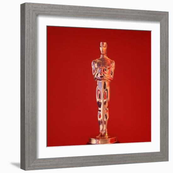 Oscar Statuette at Academy Awards Theater, Hollywood-Bill Eppridge-Framed Photographic Print