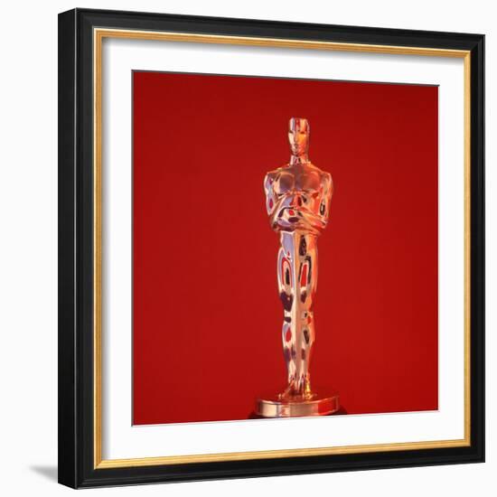 Oscar Statuette at Academy Awards Theater, Hollywood-Bill Eppridge-Framed Photographic Print