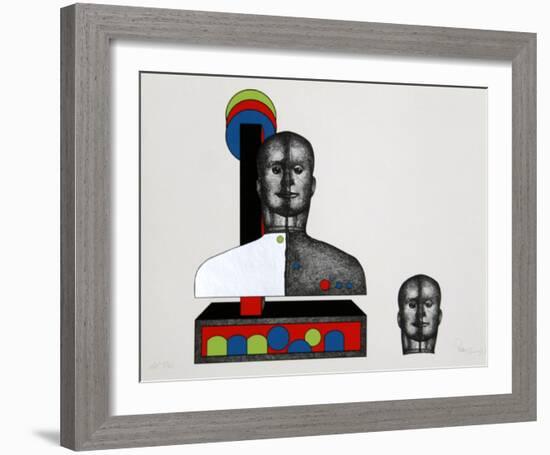 Oscar the Robot-Paul van Hoeydonck-Framed Serigraph