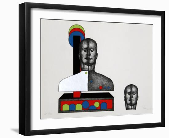 Oscar the Robot-Paul van Hoeydonck-Framed Serigraph