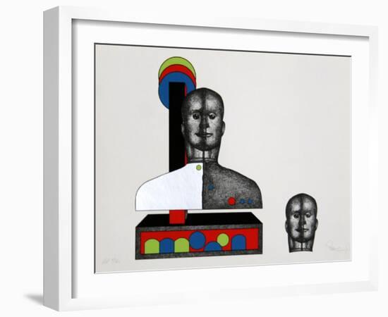 Oscar the Robot-Paul van Hoeydonck-Framed Serigraph