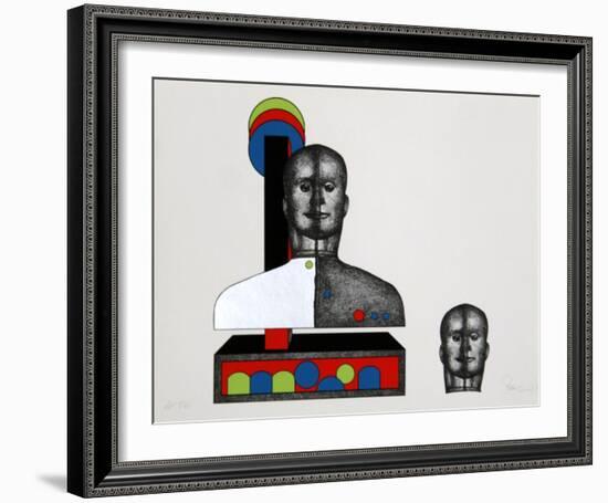 Oscar the Robot-Paul van Hoeydonck-Framed Serigraph