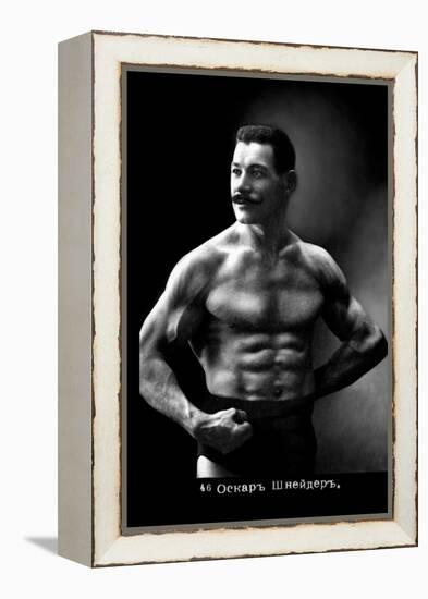 Oscar the Russian Wrestler-null-Framed Stretched Canvas