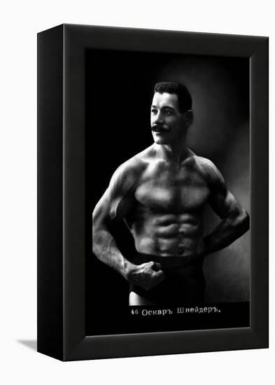 Oscar the Russian Wrestler-null-Framed Stretched Canvas