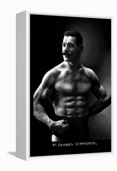 Oscar the Russian Wrestler-null-Framed Stretched Canvas