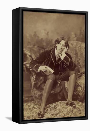 Oscar Wilde, 1882-Napoleon Sarony-Framed Premier Image Canvas