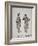 Oscar Wilde and Whistler, 1894-Phil May-Framed Giclee Print