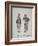 Oscar Wilde and Whistler, 1894-Phil May-Framed Giclee Print