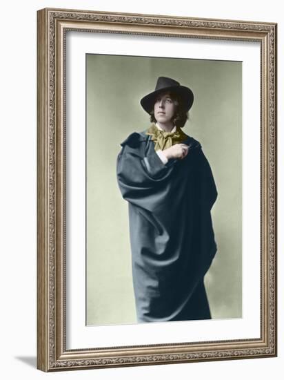 Oscar Wilde, C. 1882 (Photo)-Napoleon Sarony-Framed Giclee Print