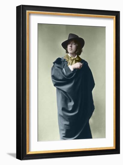 Oscar Wilde, C. 1882 (Photo)-Napoleon Sarony-Framed Giclee Print