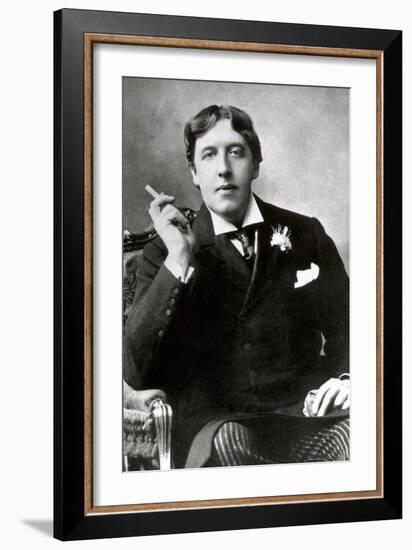 Oscar Wilde, Irish Author-Science Source-Framed Giclee Print