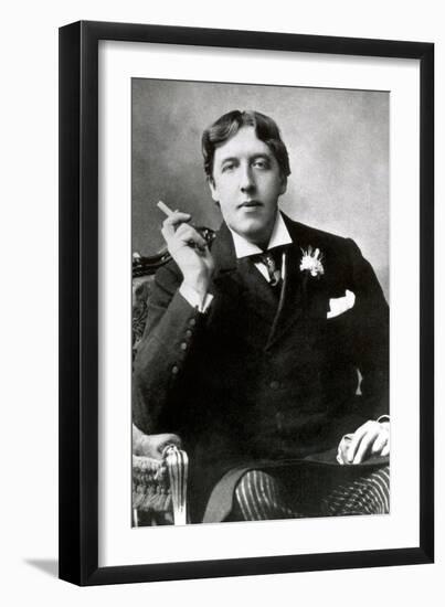 Oscar Wilde, Irish Author-Science Source-Framed Giclee Print