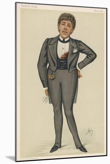 Oscar Wilde Playwright and Dandy-Carlo Pellegrini-Mounted Art Print
