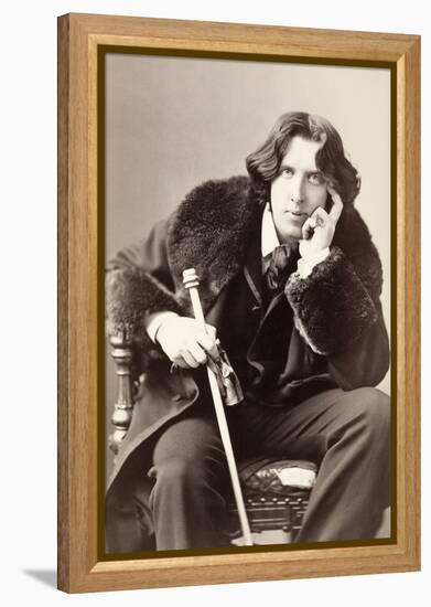 Oscar Wilde-Napoleon Sarony-Framed Premier Image Canvas