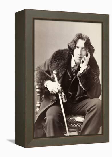 Oscar Wilde-Napoleon Sarony-Framed Premier Image Canvas