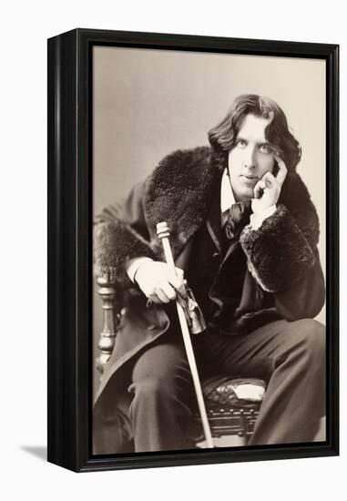 Oscar Wilde-Napoleon Sarony-Framed Premier Image Canvas