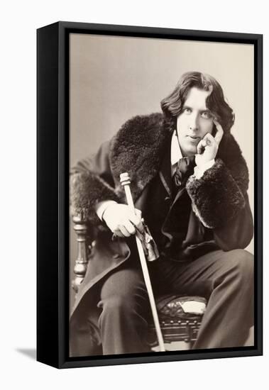 Oscar Wilde-Napoleon Sarony-Framed Premier Image Canvas