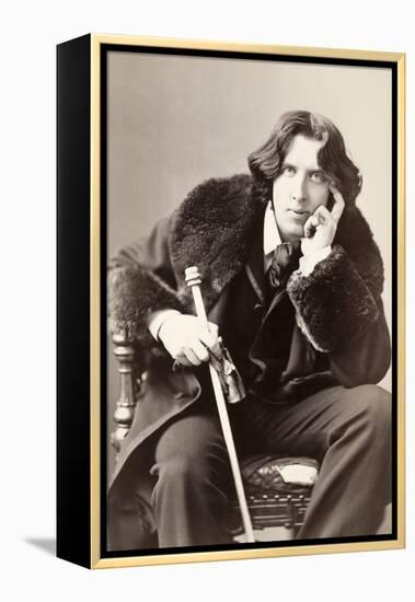 Oscar Wilde-Napoleon Sarony-Framed Premier Image Canvas