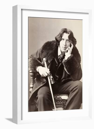 Oscar Wilde-Napoleon Sarony-Framed Photographic Print