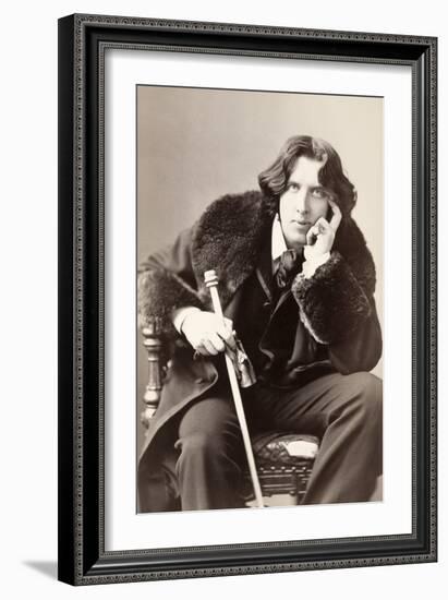 Oscar Wilde-Napoleon Sarony-Framed Photographic Print