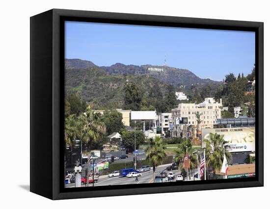 Oscars Billboard, Hollywood Sign, Hollywood, Los Angeles, California-Wendy Connett-Framed Premier Image Canvas