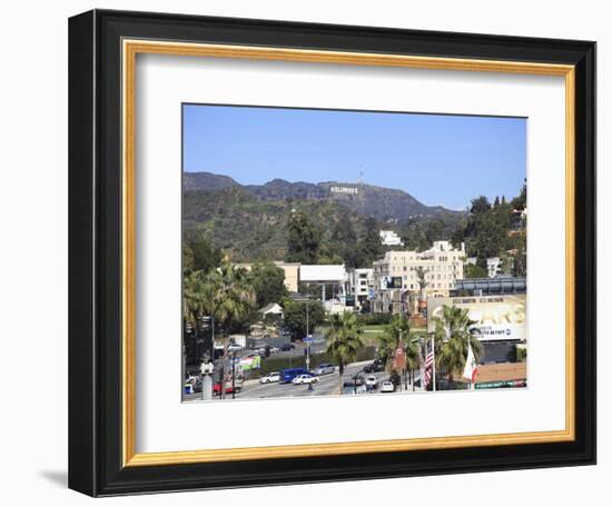 Oscars Billboard, Hollywood Sign, Hollywood, Los Angeles, California-Wendy Connett-Framed Photographic Print