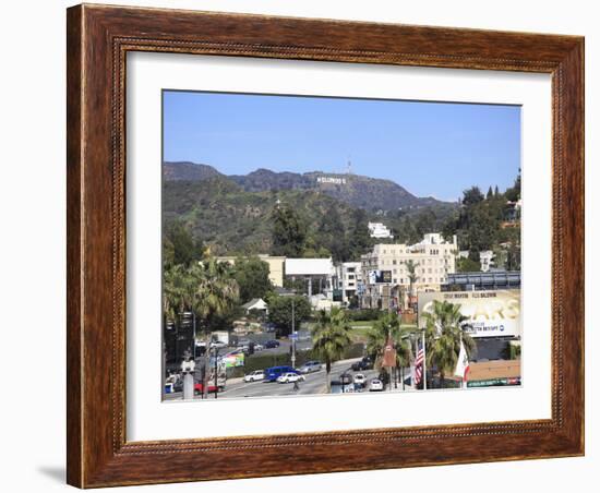 Oscars Billboard, Hollywood Sign, Hollywood, Los Angeles, California-Wendy Connett-Framed Photographic Print