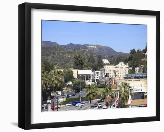 Oscars Billboard, Hollywood Sign, Hollywood, Los Angeles, California-Wendy Connett-Framed Photographic Print