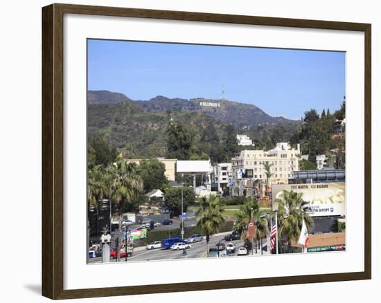 Oscars Billboard, Hollywood Sign, Hollywood, Los Angeles, California-Wendy Connett-Framed Photographic Print