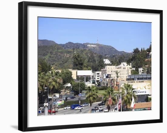 Oscars Billboard, Hollywood Sign, Hollywood, Los Angeles, California-Wendy Connett-Framed Photographic Print