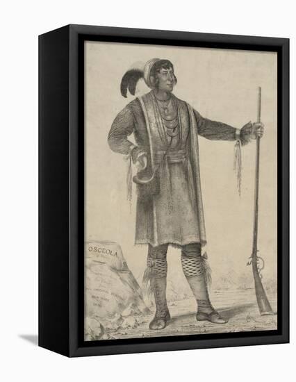 Osceola of Florida-George Catlin-Framed Premier Image Canvas