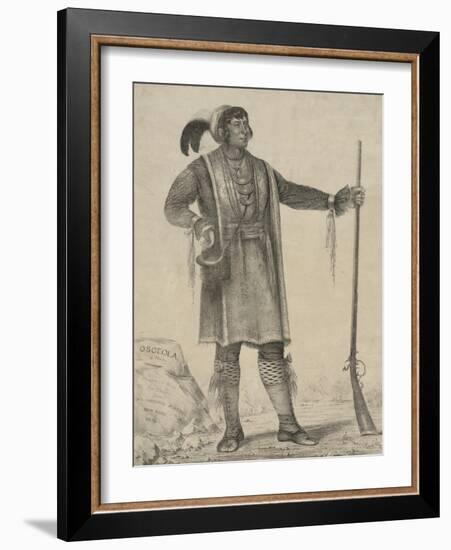 Osceola of Florida-George Catlin-Framed Giclee Print