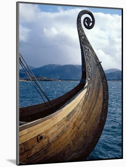 Oseberg Replica Viking Ship, Norway-David Lomax-Mounted Photographic Print
