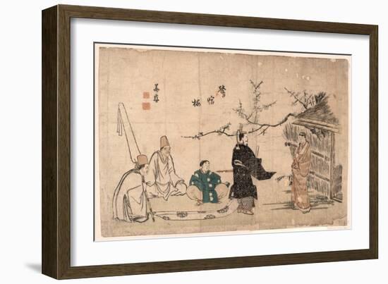 Oshukubai-Kitao Shigemasa-Framed Giclee Print