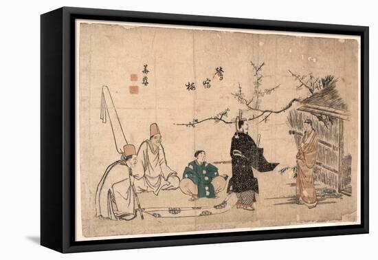 Oshukubai-Kitao Shigemasa-Framed Premier Image Canvas