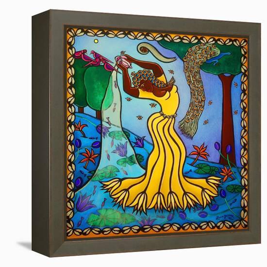 Oshun, 2011-Laura James-Framed Premier Image Canvas