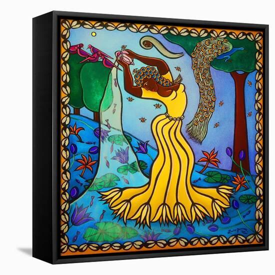 Oshun, 2011-Laura James-Framed Premier Image Canvas