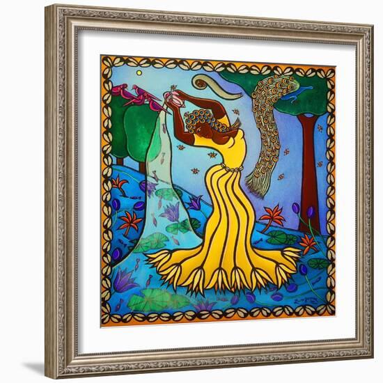 Oshun, 2011-Laura James-Framed Giclee Print