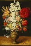 Still Life with Flowers, Fruits, Vases and Other Objects-Osias Beert-Framed Giclee Print