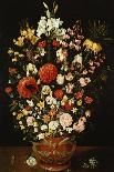Still-life with flowers and butterflies-Osias Beert-Giclee Print