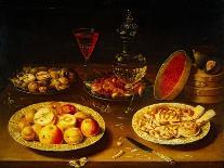 Still Life with Grapes, Pomegranates and Apricots-Osias The Elder Beert-Giclee Print